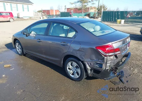2014 Honda Civic Lx из США, поврежденный, VIN 19XFB2F52EE256416